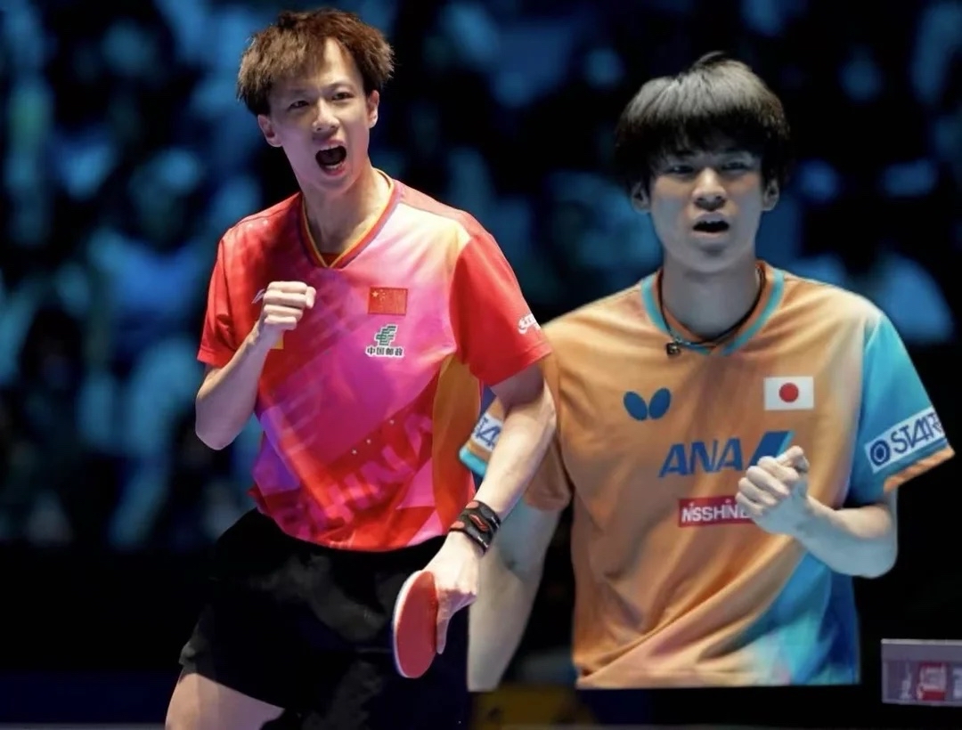 日本乒乓球队翻盘法国乒乓球队，水谷隼三分雨点燃全场