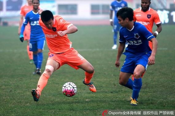 米兰捕鱼-上海申鑫豪取三分，终结客场不胜场面